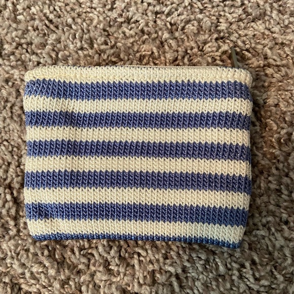 The Sak Elliot Luca Knitted Periwinkle /Cream Shoulder Bag/Purse - Picture 2 of 12